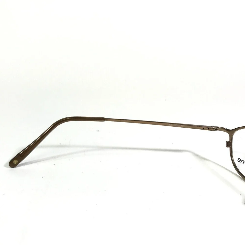 Liz Claiborne Eyeglasses Frames L220 07ZB Gold Round Full Rim 50-17-135